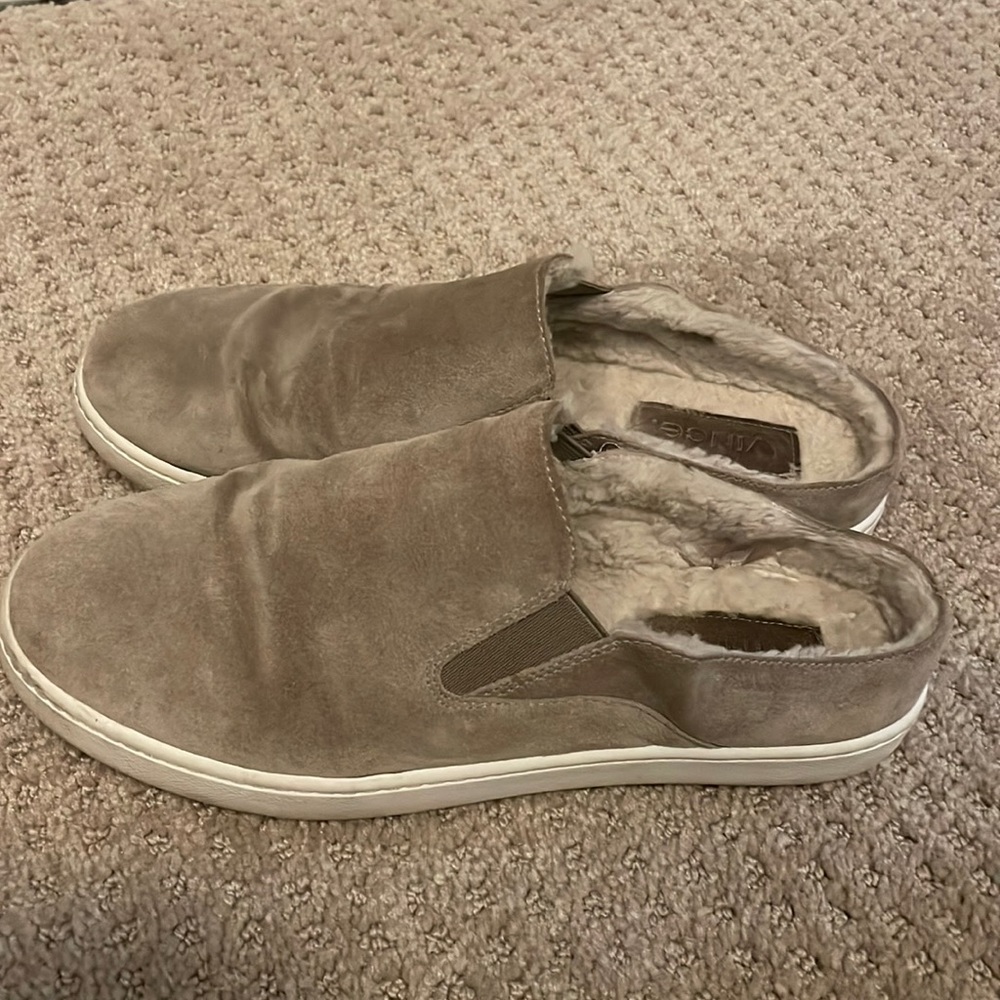 Vince shearling lined sneakers